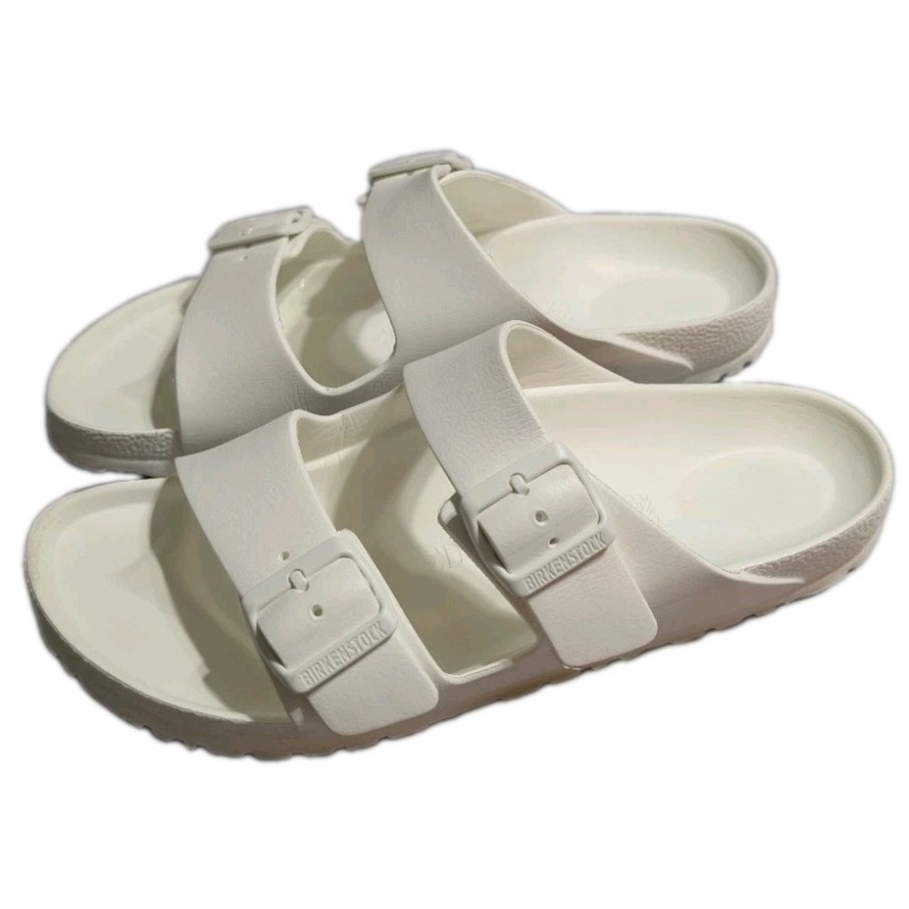Birkenstock Arizona EVA Sandals Womens 9 Mens 7 EU 40 White Waterproof Slides
